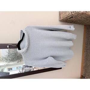 Aerie Light Blue Knit Sweater Size Small